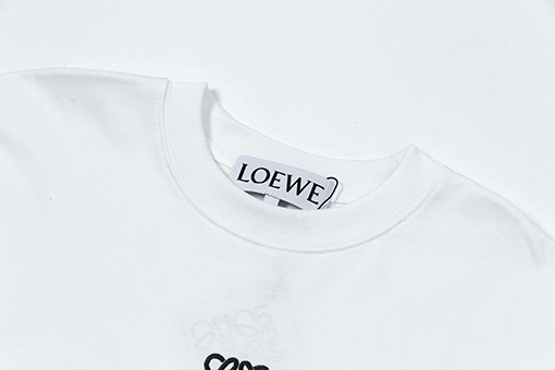 ロエベスーパーコピー新しいコットンニットクルーネックTシャツ