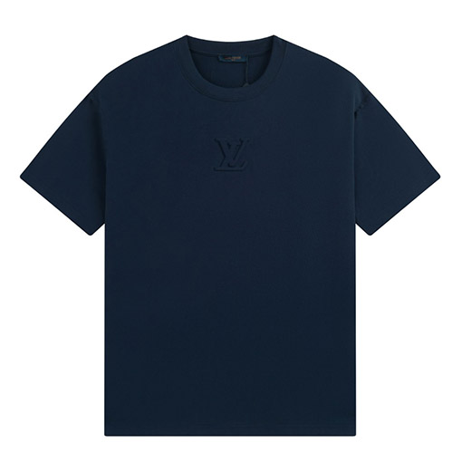 ルイヴィトン 新しい3Dエンボス半袖Tシャツ