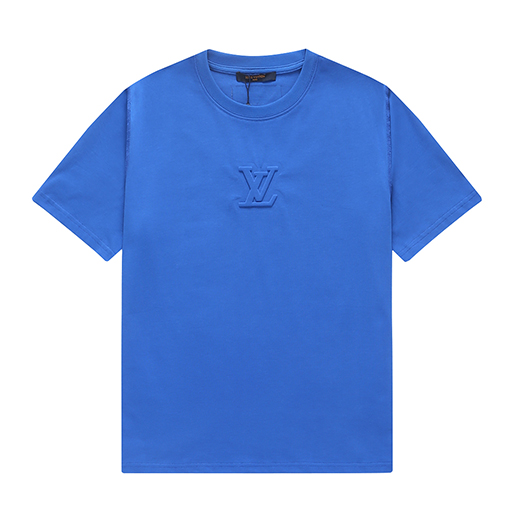 ルイヴィトン 新しい3Dエンボス半袖Tシャツ