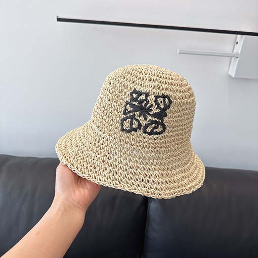 ロエベフック編み折りたたみ式フィッシャーマンハット