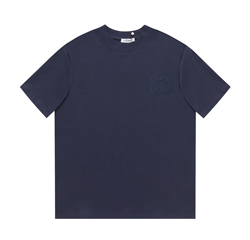 ロエベスーパーコピークラシックな胸の刺繍tシャツ