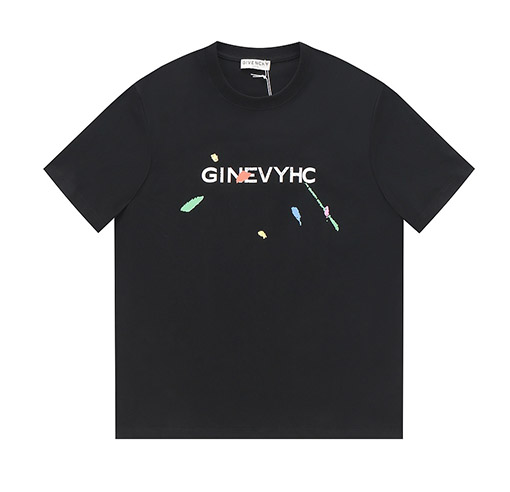 ジバンシイ新しい染めプリントtシャツ