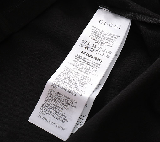 グッチクラシックなダブルリングロゴプリント半袖シャツ