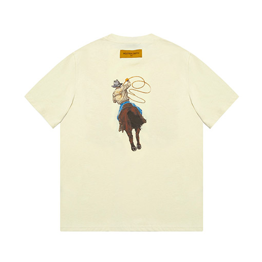 ルイヴィトンウエスタンデニムプリントTシャツ
