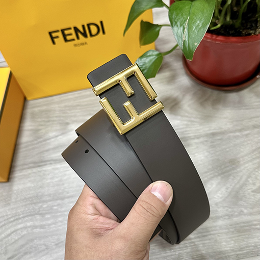 フェンディコピーカウンターと同じ幅4.0 CMダブルリング表裏用ベルト