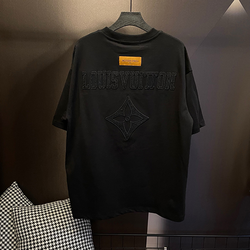 ルイヴィトンスーパーコピー万針立体刺繍Tシャツ