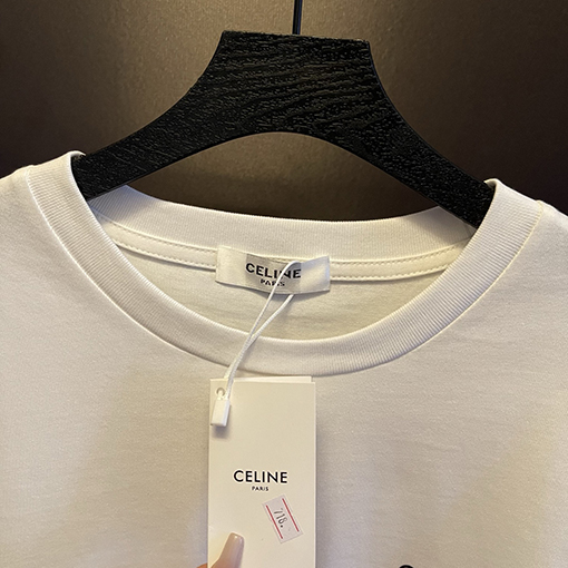 セリーヌ プリントベーシック半袖Tシャツ