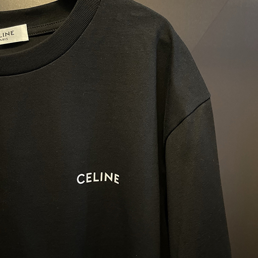 セリーヌ プリントベーシック半袖Tシャツ
