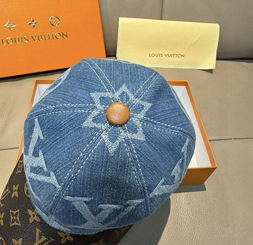 ルイヴィトン 不規則なプリントのベースボールキャップ