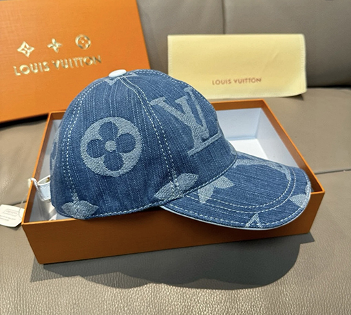 ルイヴィトン 不規則なプリントのベースボールキャップ