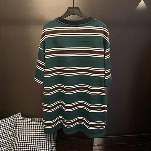 プラダ ストライプポケット半袖Tシャツ