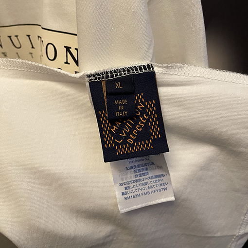 ルイヴィトンスーパーコピーオラクルアルファベットクルーネック半袖Tシャツ