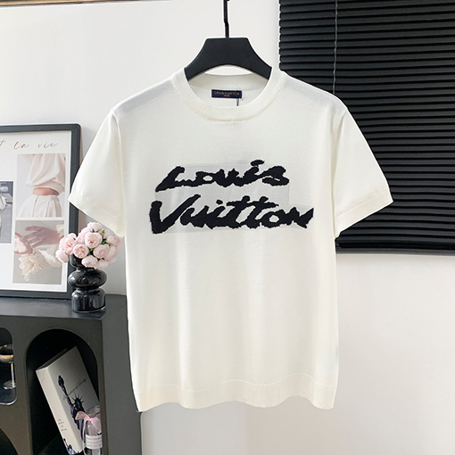ルイヴィトンコピー LVロゴ半袖シャツ