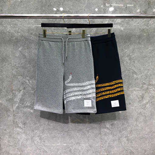 トムブラウンスーパーコピーTBヘビ刺繍ショーツ