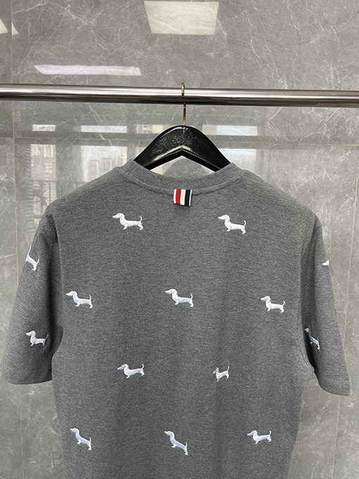 トムブラウンコピーニットクルーネック半袖Tシャツ