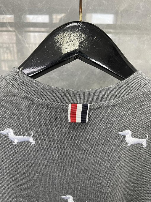 トムブラウンコピーニットクルーネック半袖Tシャツ