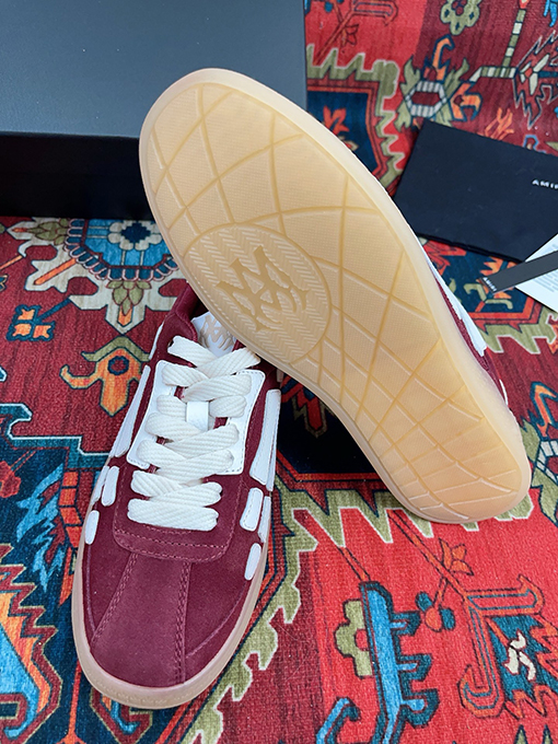 アミリ25ss The Pacific クラシックな骨のパターンがスニーカー