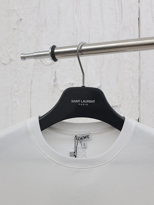ロエベ 25ss新しいプリントラウンドネック半袖Tシャツ
