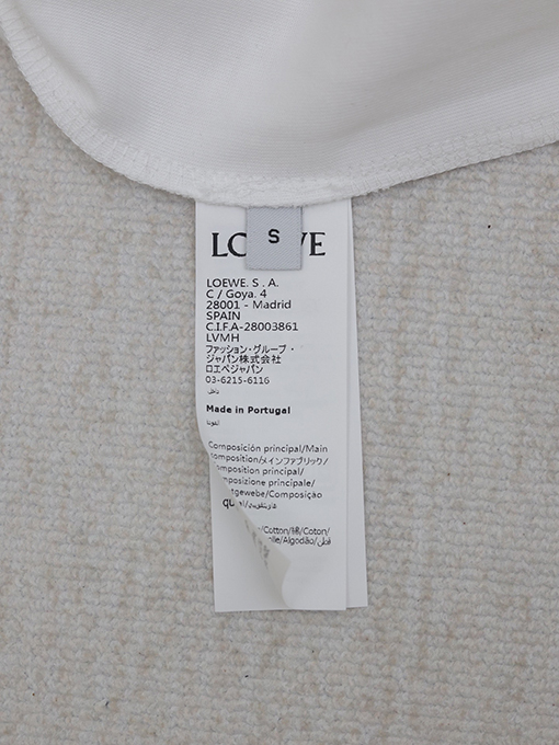 ロエベ 25ss新しいプリントラウンドネック半袖Tシャツ