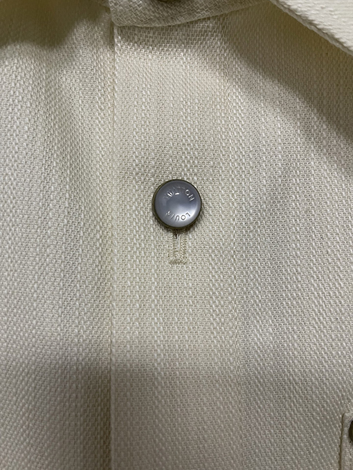 ルイヴィトン25ss lv桑シルク混紡半袖シャツ