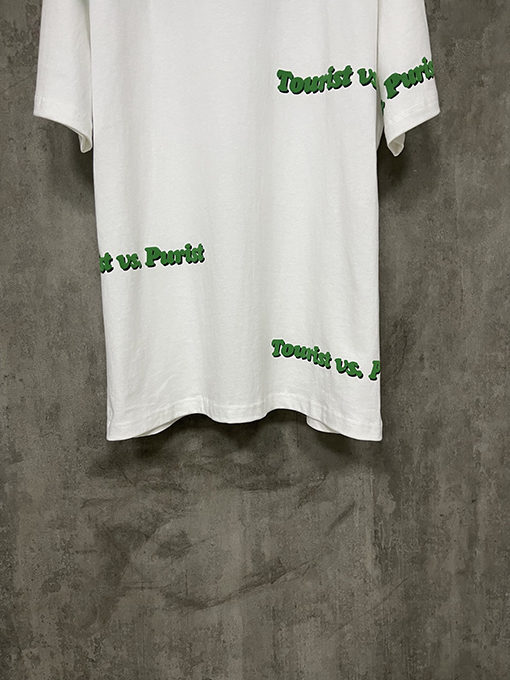 ルイヴィトンアルファベットロゴフォームプリント半袖Tシャツ