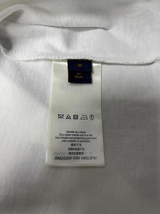 ルイヴィトンアルファベットロゴフォームプリント半袖Tシャツ