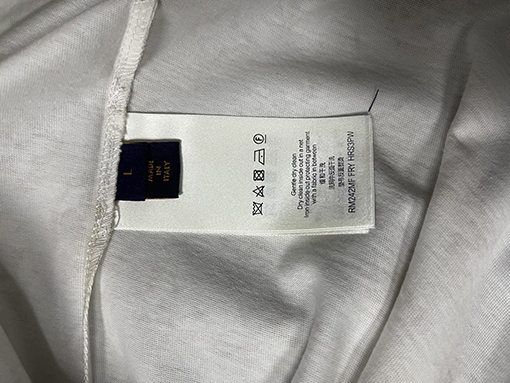 ルイヴィトン フルプリントロゴ丸首半袖Tシャツ