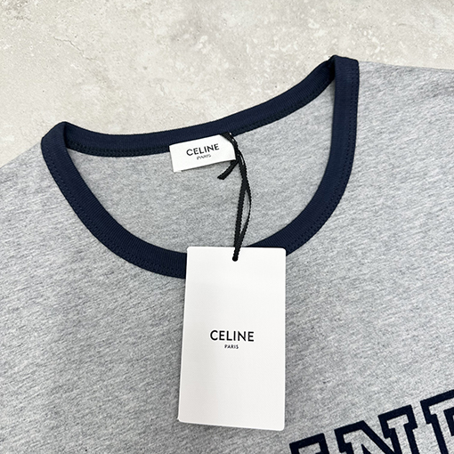 セリーヌプリント半袖Tシャツ
