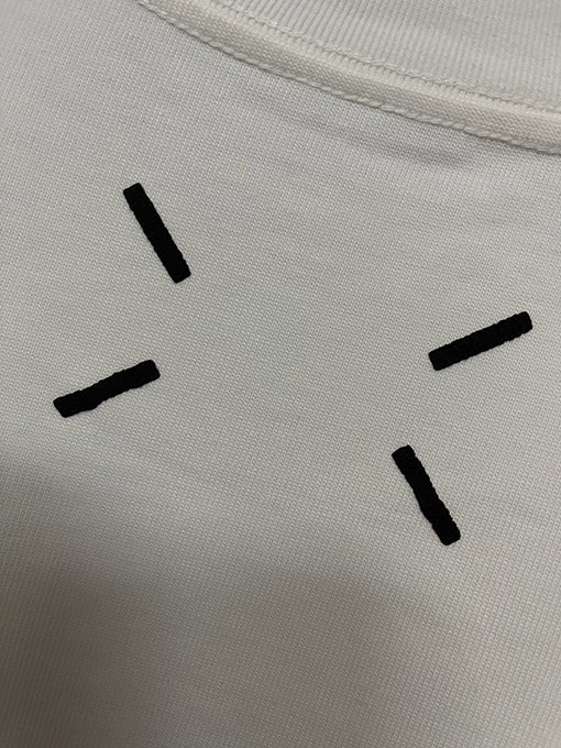 マルタンマルジェラスーパーコピープリントされた重い半袖Tシャツ