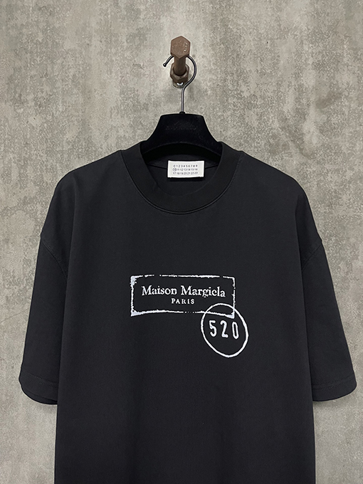 マルタンマルジェラスーパーコピープリントされた重い半袖Tシャツ