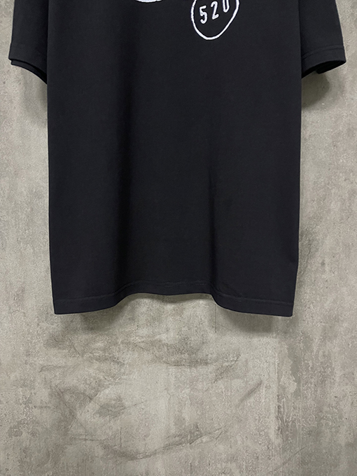 マルタンマルジェラスーパーコピープリントされた重い半袖Tシャツ