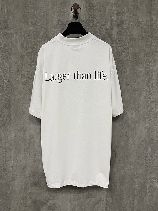 バレンシアガコピー 25ssバッグプリント半袖tシャツ