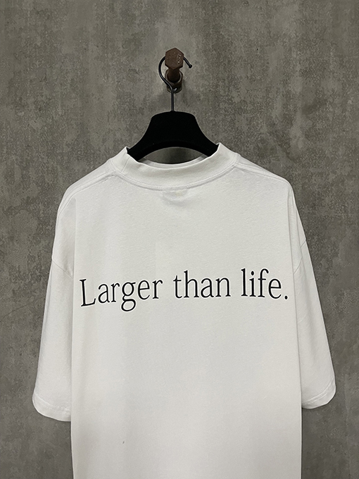 バレンシアガコピー 25ssバッグプリント半袖tシャツ