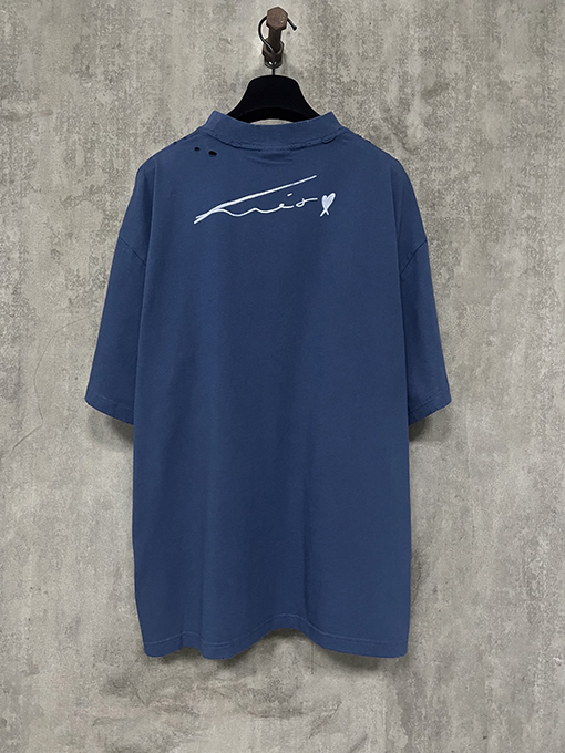 バレンシアガ25ss代弁者krittプリント半袖tシャツ