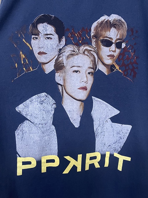 バレンシアガ25ss代弁者krittプリント半袖tシャツ