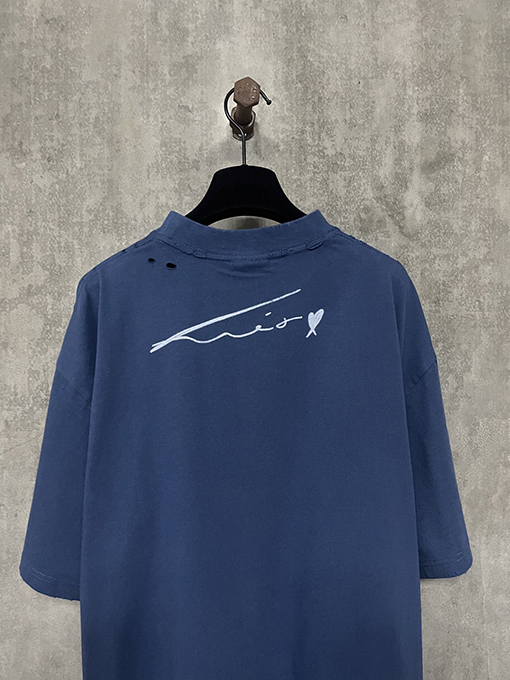 バレンシアガ25ss代弁者krittプリント半袖tシャツ
