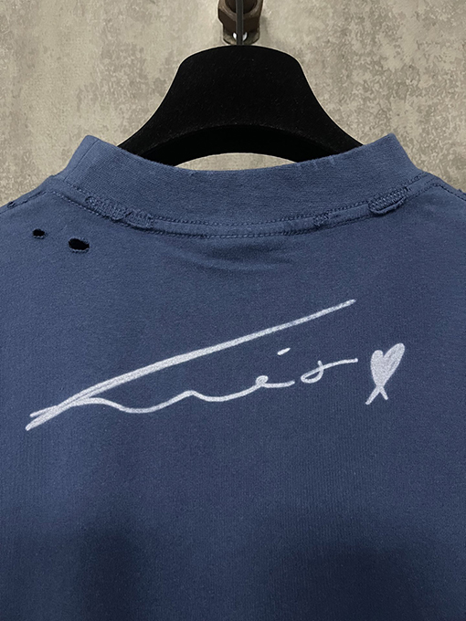 バレンシアガ25ss代弁者krittプリント半袖tシャツ