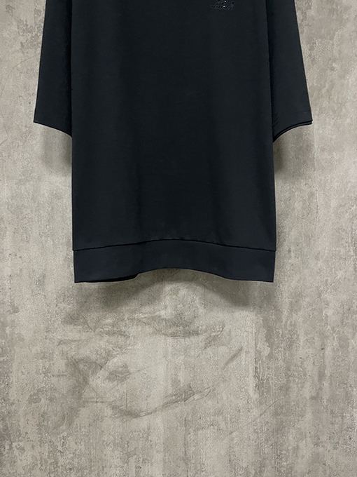 ルイヴィトン25SS LVデコレーションラインストーンロゴニット半袖Tシャツ