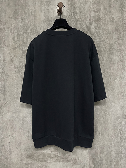 ルイヴィトン25SS LVデコレーションラインストーンロゴニット半袖Tシャツ