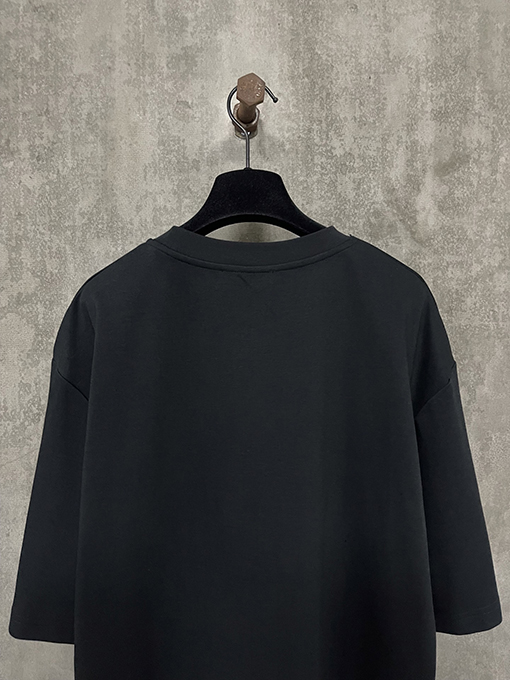 ルイヴィトン25SS LVデコレーションラインストーンロゴニット半袖Tシャツ