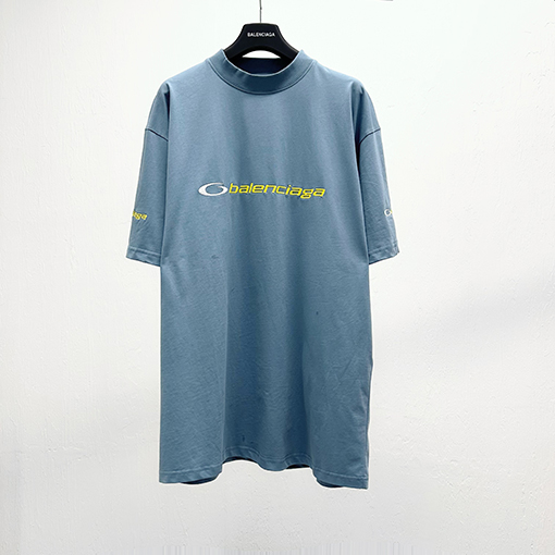 バレンシアガ刺繍半袖Tシャツ
