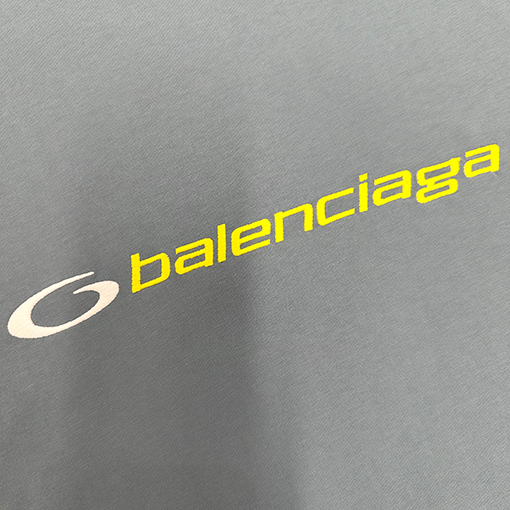 バレンシアガ刺繍半袖Tシャツ