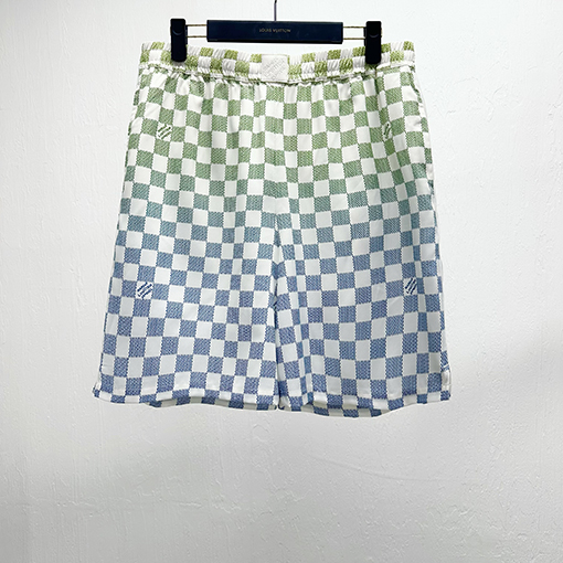 ルイヴィトングラデーションチェック柄ショートパンツ
