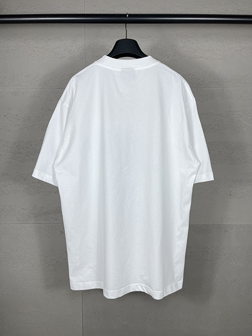 バレンシアガフロントENJOY PARIS アートプリント 半袖Tシャツ
