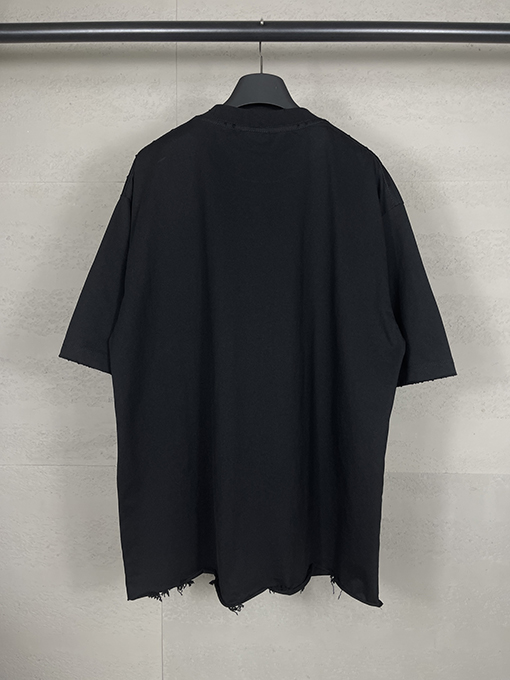 バレンシアガコピー ダメージ ヴィンテージ風 半袖Tシャツ