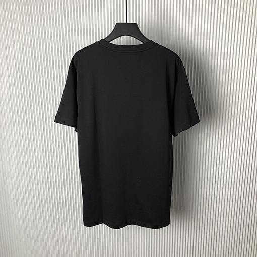 ルイヴィトンスーパーコピーネオンプリント ラウンドネック 半袖Tシャツ