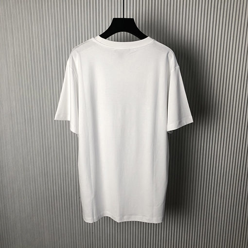 ルイヴィトンスーパーコピーネオンプリント ラウンドネック 半袖Tシャツ