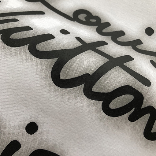 ルイヴィトンスーパーコピーネオンプリント ラウンドネック 半袖Tシャツ