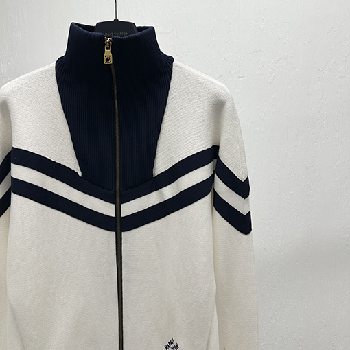 ルイヴィトン バイカラージップアップジャケット