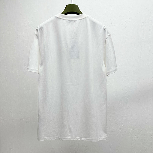 グッチスーパーコピー 三色アルファベットプリント 半袖Tシャツ